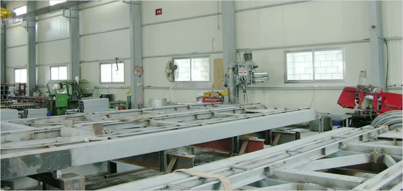 Inside the Gimpo factory: steel frames in production