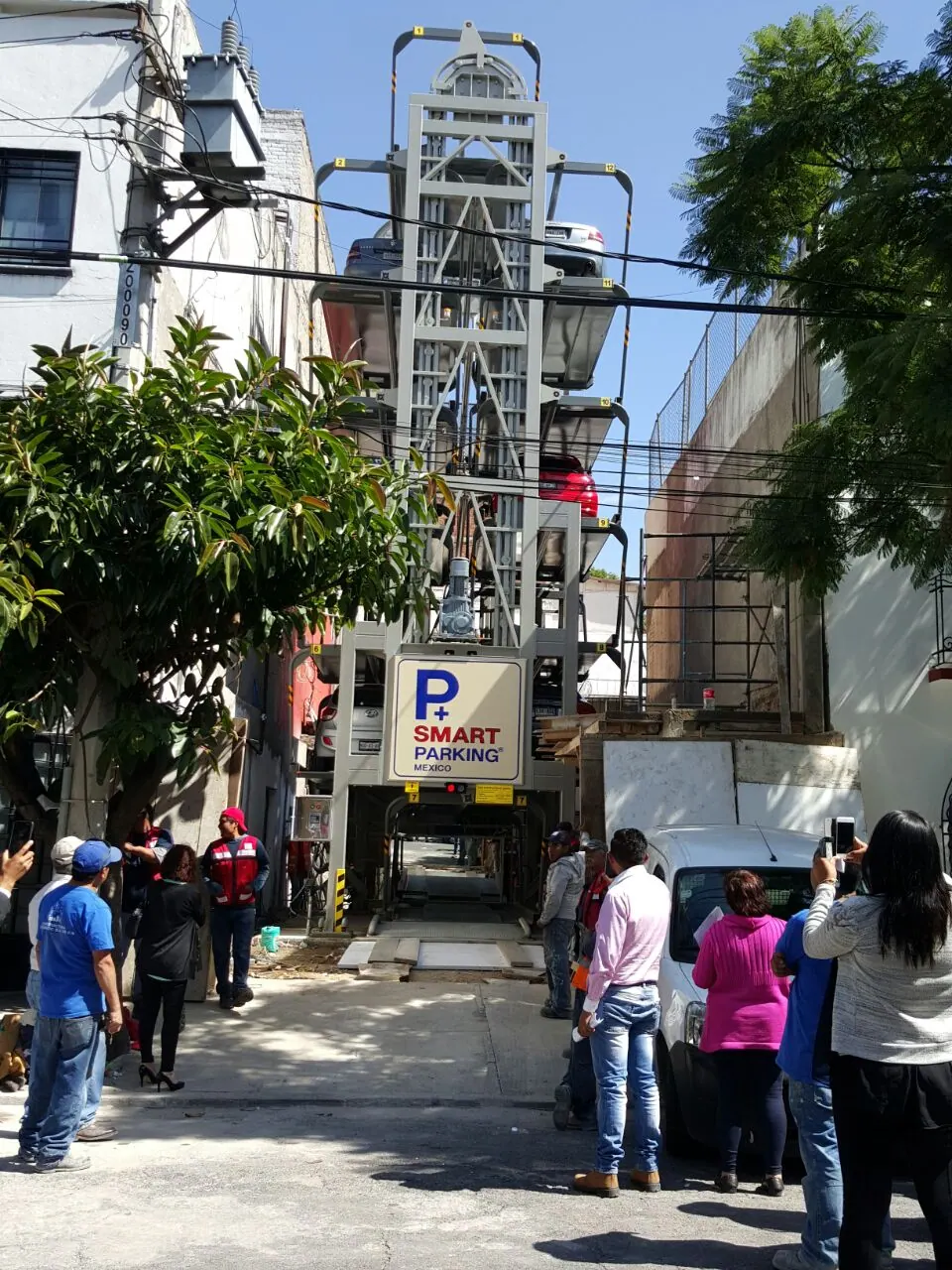 SMART PARKING installation, Monterrey