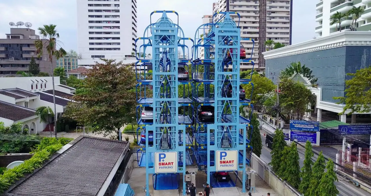 SMART PARKING installation, Bangkok