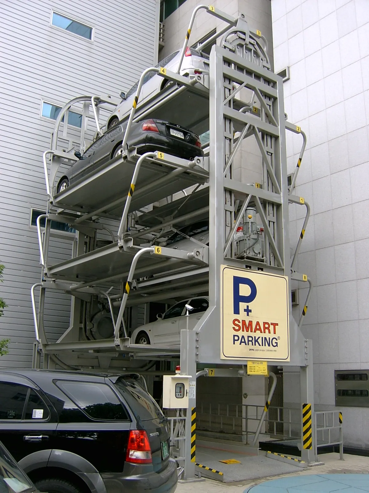 SMART PARKING installation, Korea