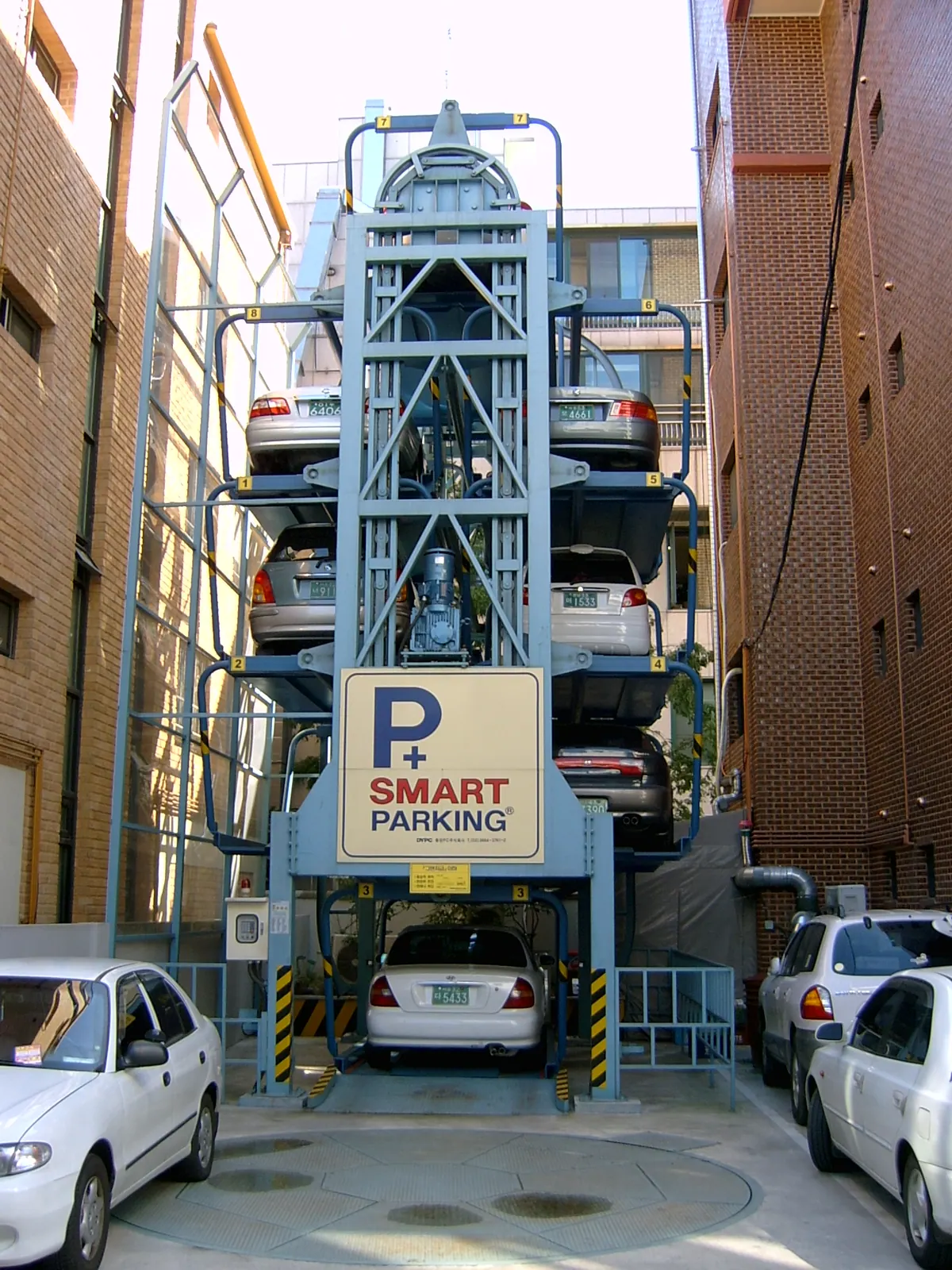 SMART PARKING installation, Korea