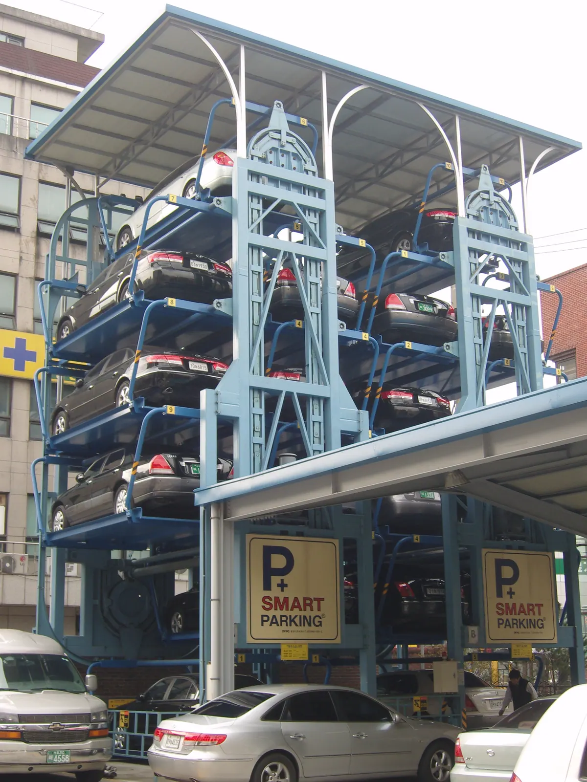 SMART PARKING installation, Korea