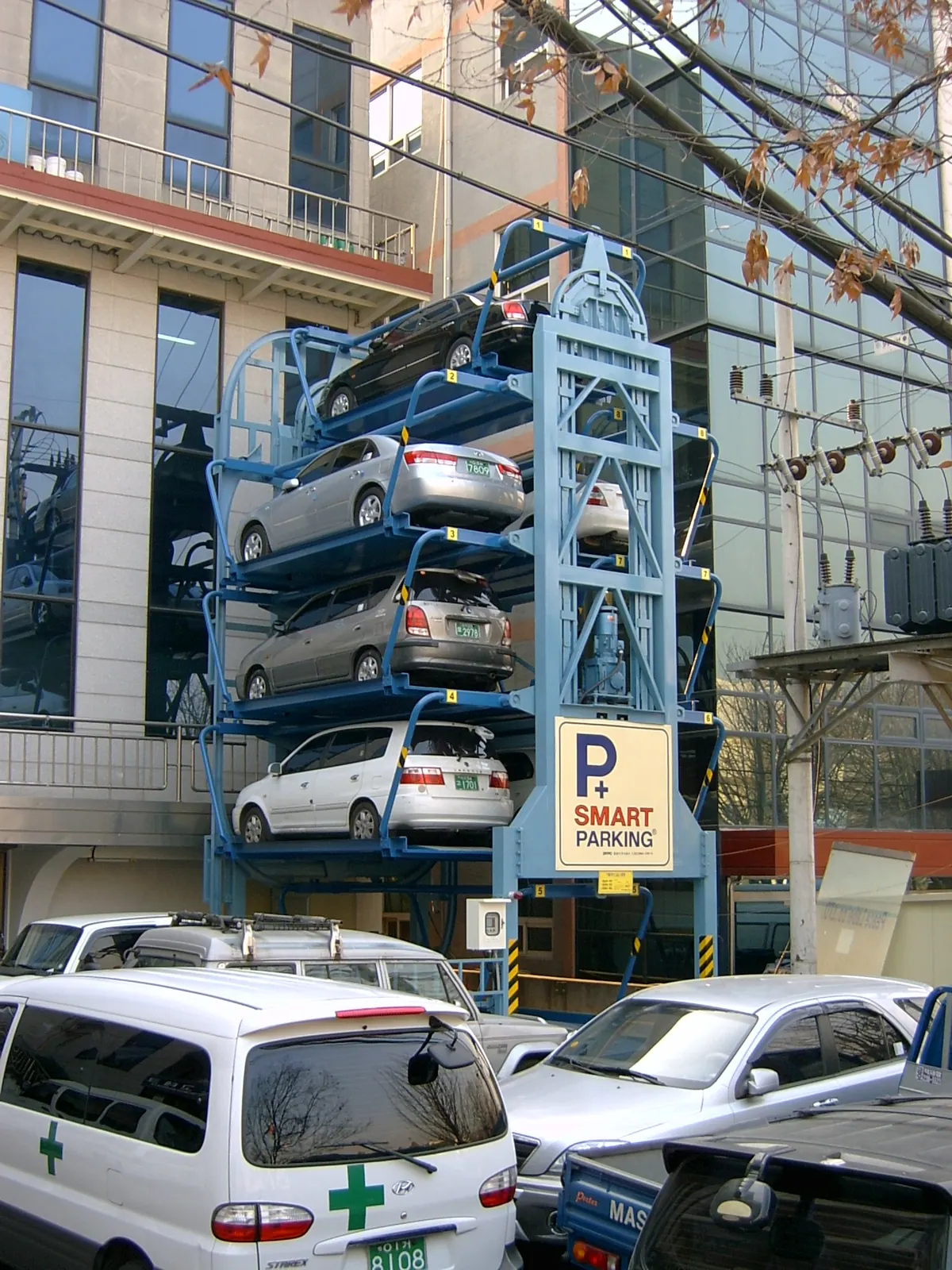 SMART PARKING installation, Korea