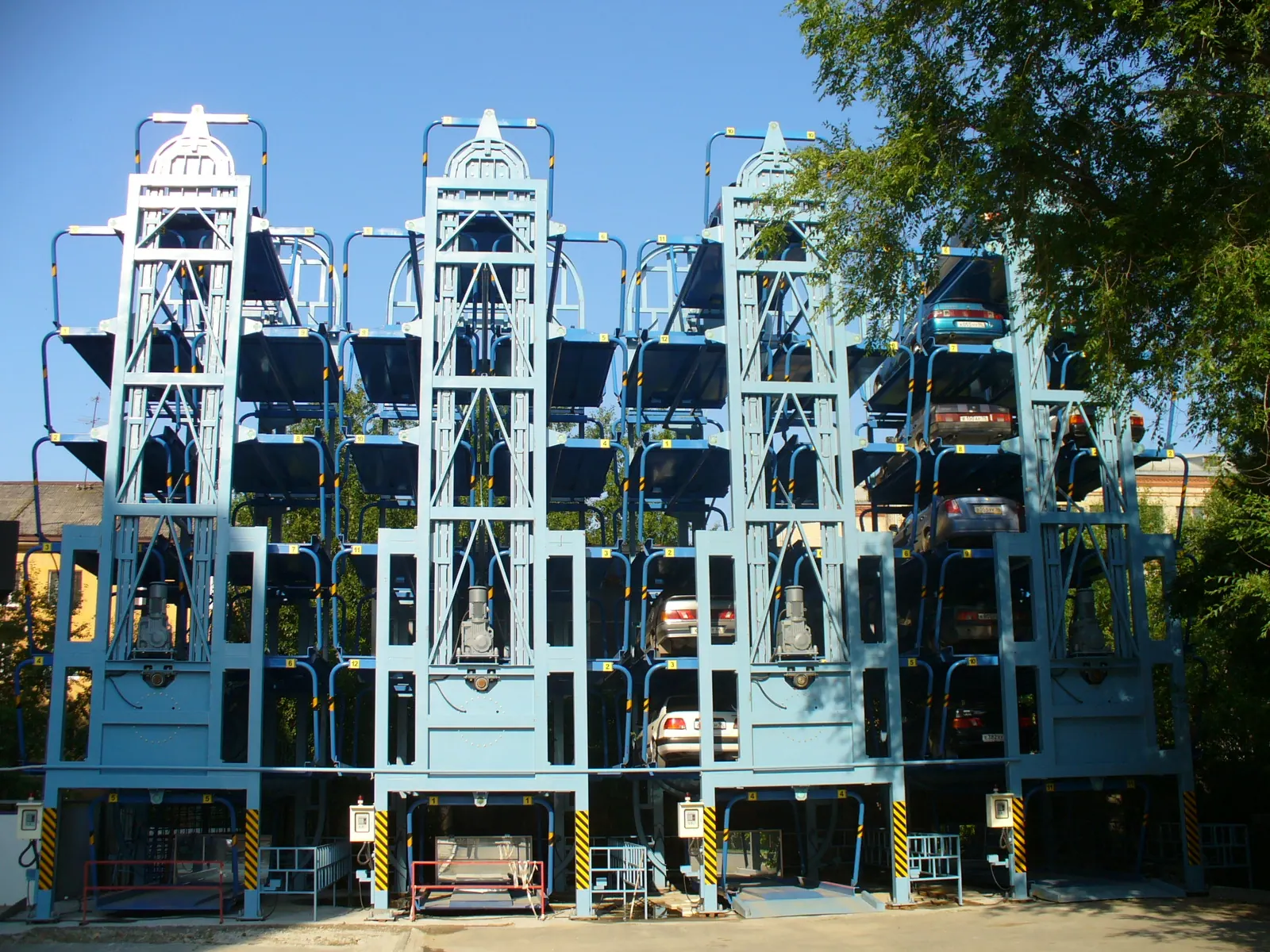 SMART PARKING installation, Yekaterinburg